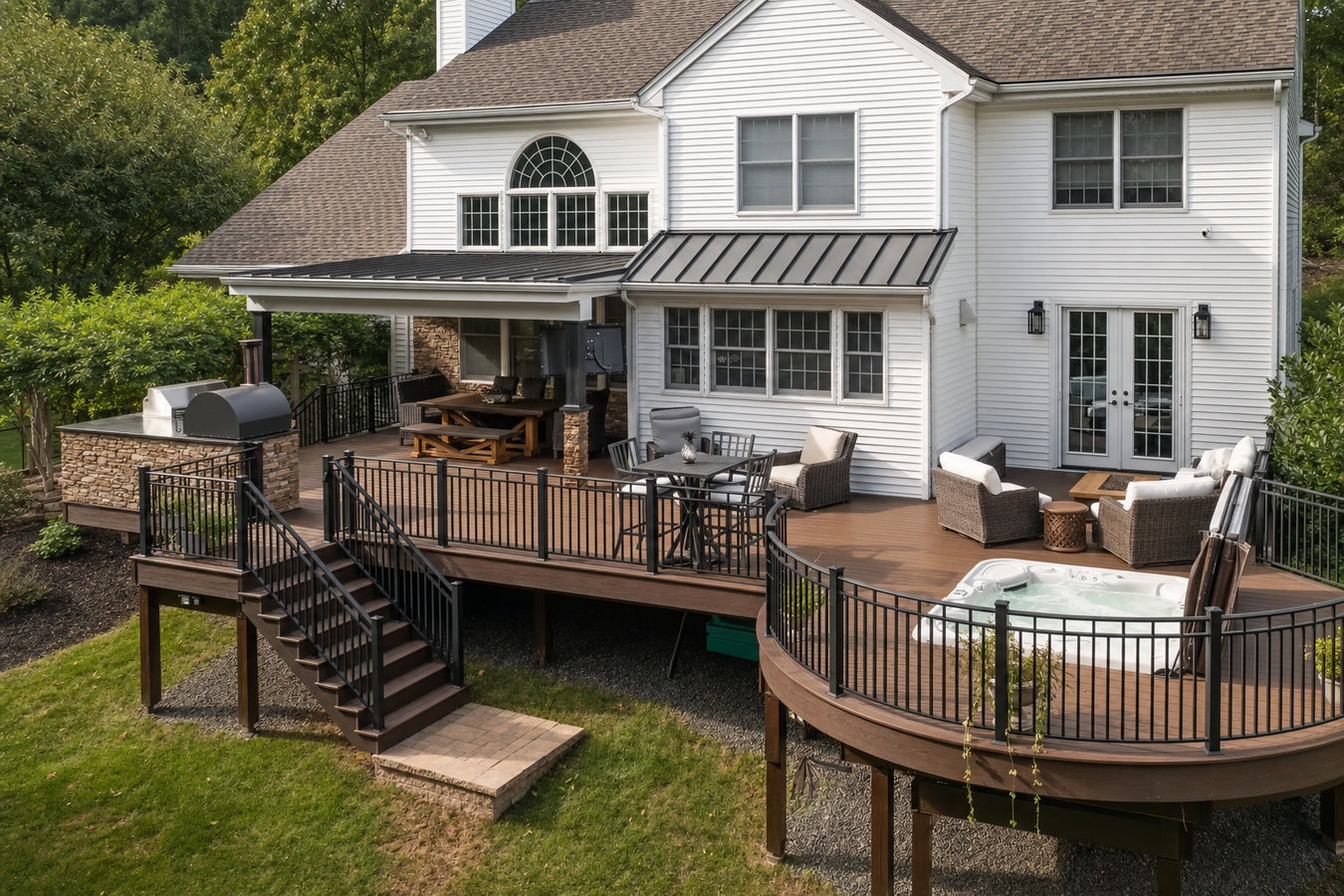 Custom deck design and build